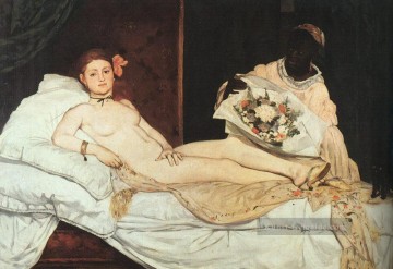  Manet Malerei - olympia Nacktheit Impressionismus Edouard Manet
